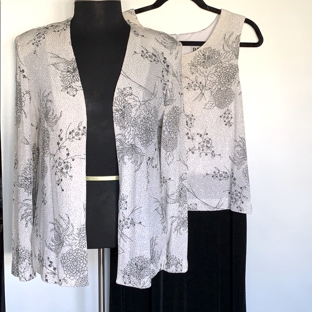 R&M Richards Vintage Women’s Size 10 Jacket With Attached Top Maxi Skirt